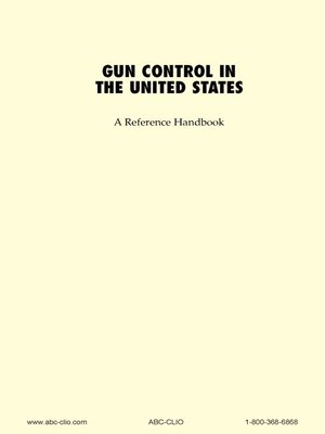 cover image of Gun Control in the United States
